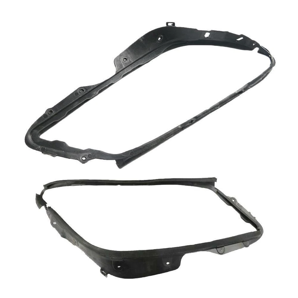Par de juntas de cobertura de farol, juntas de cobertura de farol, tiras de vedação plug-and-play de plástico para mercedes w204