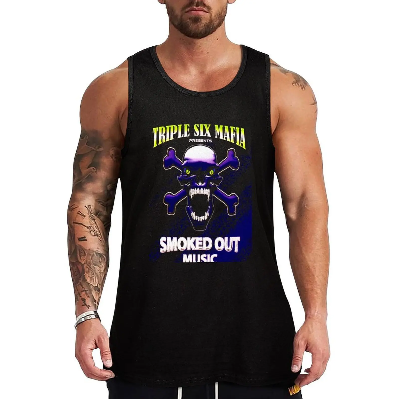 

Triple Six Mafia Tank Top tops Men's clothing singlets for men summer clothes for men