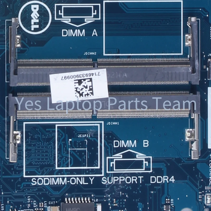 Imagem -04 - para Dell Inspiron 3501 Vostro 3400 3500 Portátil Mainboard La-k032p Cn0x9tx0 0x9tx0 0g4gh1 0ggcmj 0m96p9 Notebook Placa-mãe