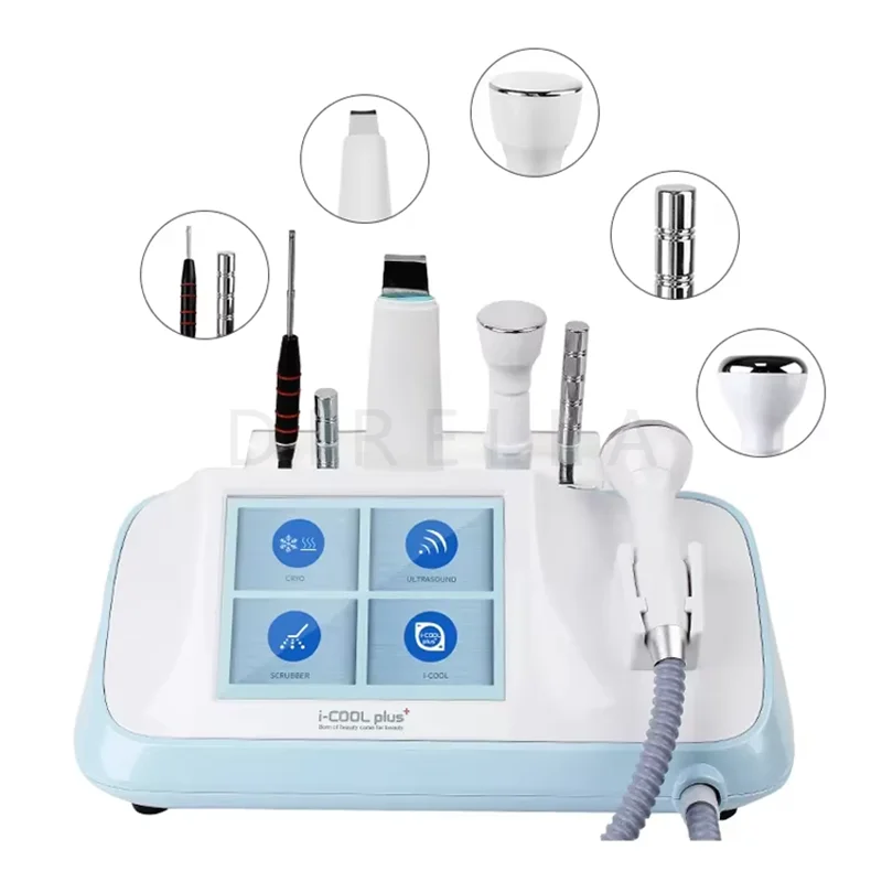Professional 6 in 1 Facial Cleaning  Care Beauty Machine Desktop Antiaging Beauty Device RFrequency Skin Rejuvenation Instrument