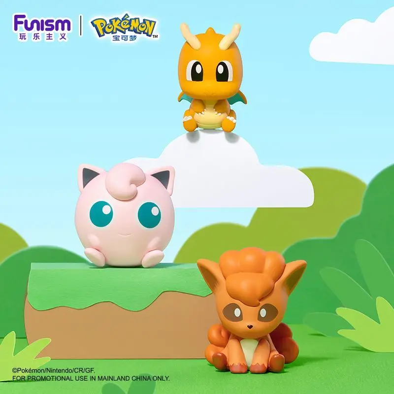 Original pokemon animação jogo brinquedos periféricos pikachu charmander psyduck gengar mew anime modelo de ação figuras coleção