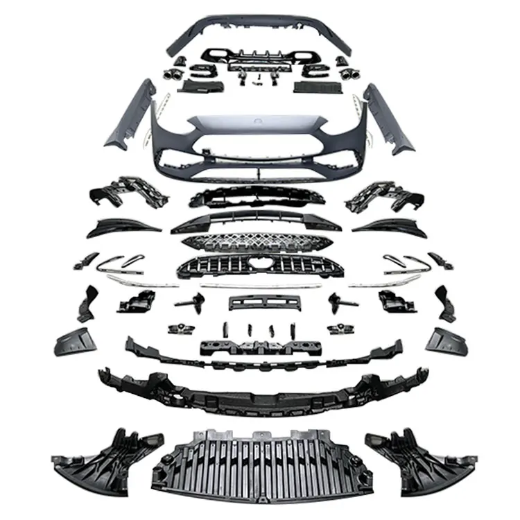 

W206 Upgrade to C43 Style Body Kits for C Class W206 2021-IN Auto Body Parts Front Bumper Grille