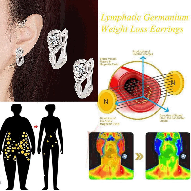 Fashion Magnetic Weight Loss Earrings Health Care Weight Loss Earrings Chakra Fat Burning Magnetic Jewelry For Women