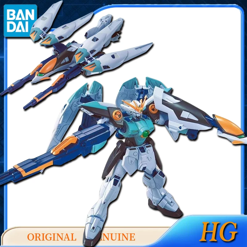 Bandai GUNDAM Original Genuine HG WING GUNDAM SKY ZERO Anime Action Figures Toys for Kids Gift Assembly Model Ornaments