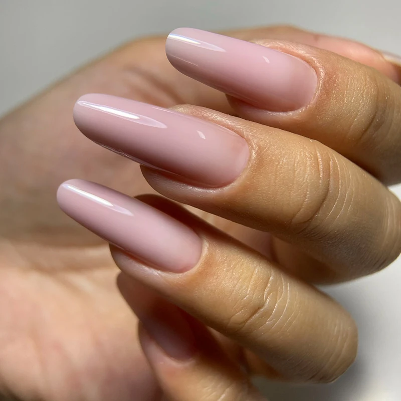 MSHARE 50 مللي الطفل الوردي منشئ الأظافر هلام هيما Tpo الحرة هلام مسمار البناء الذاتي التسوية هلام ل وصلات لإطالة الأظافر UV Led