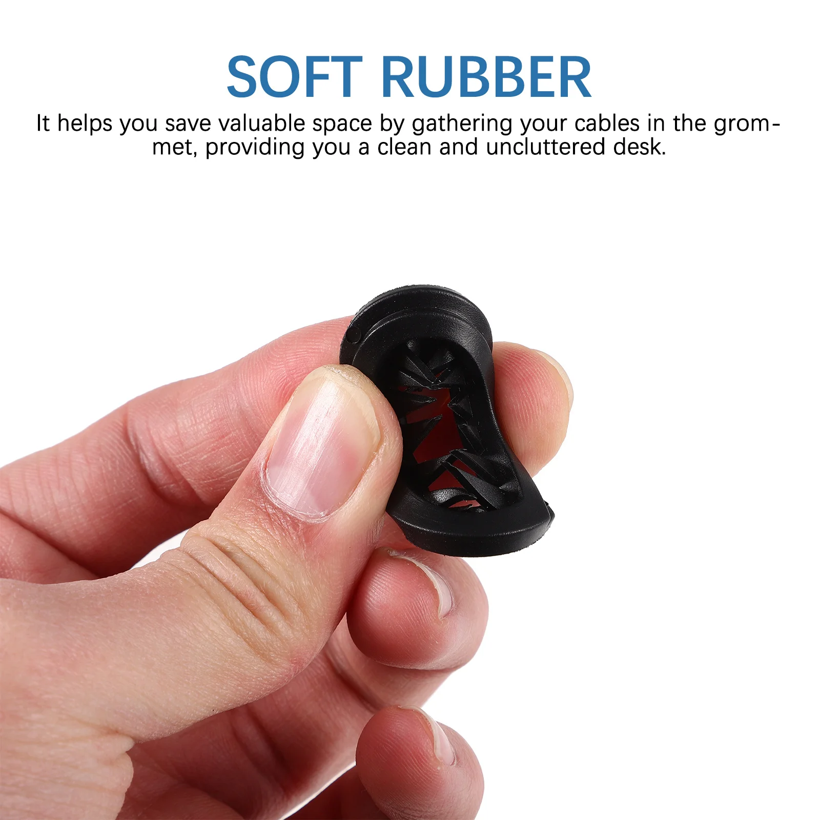 

3Pcs Round Zinc Alloy Desk Grommet Cable Hole Cover Easy Install Cord Management Desktop Wire Organizer Wire Covers for Cables