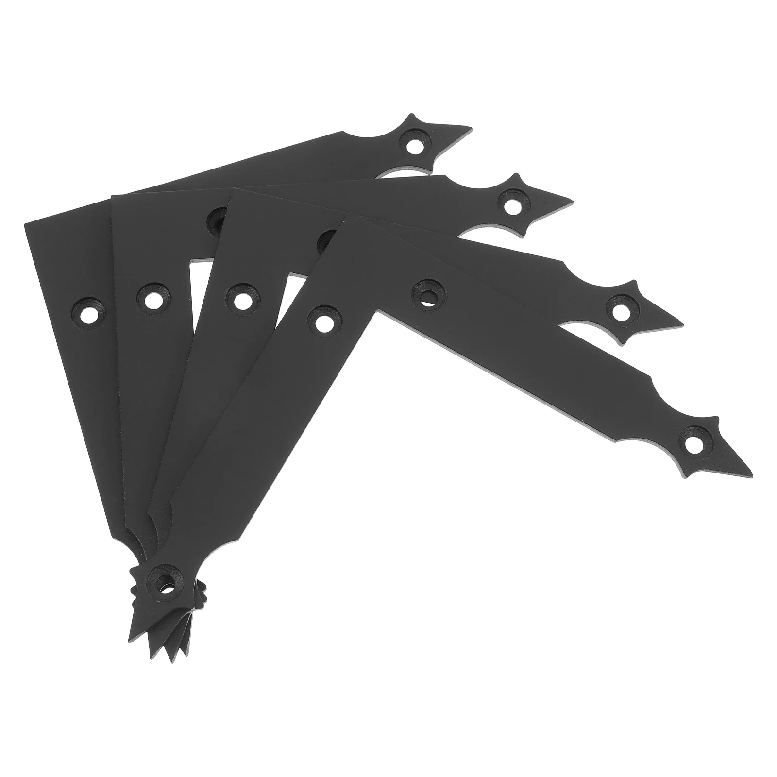 

4Pcs Decorative L Corner Bracket Matte Black Rustic Barn Door Hardware Sliding Door Gate Garden Garage Window Shutter