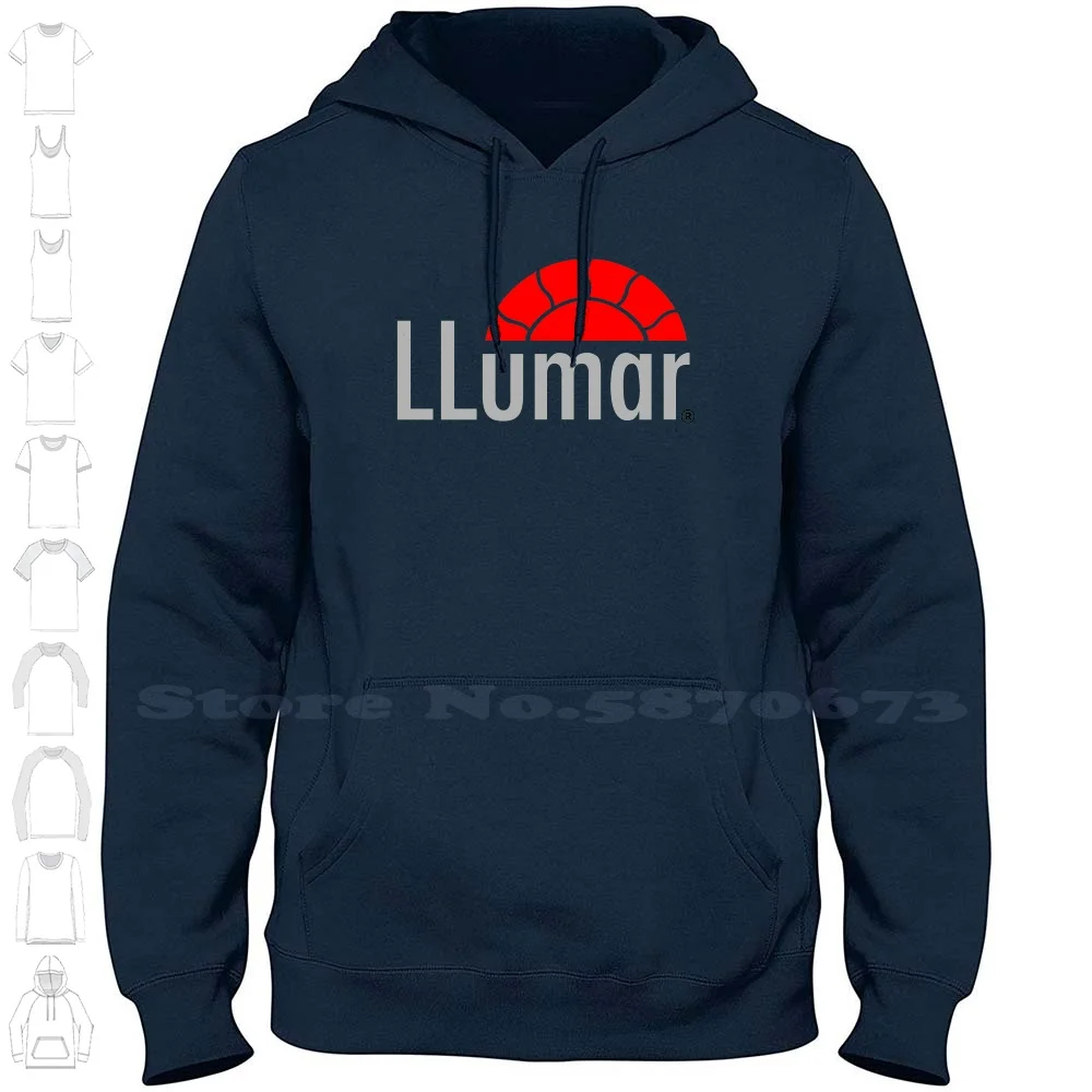 Llumar Logo Casual Clothing Sweatshirt Printed Logo 100% Cotton Hoodie