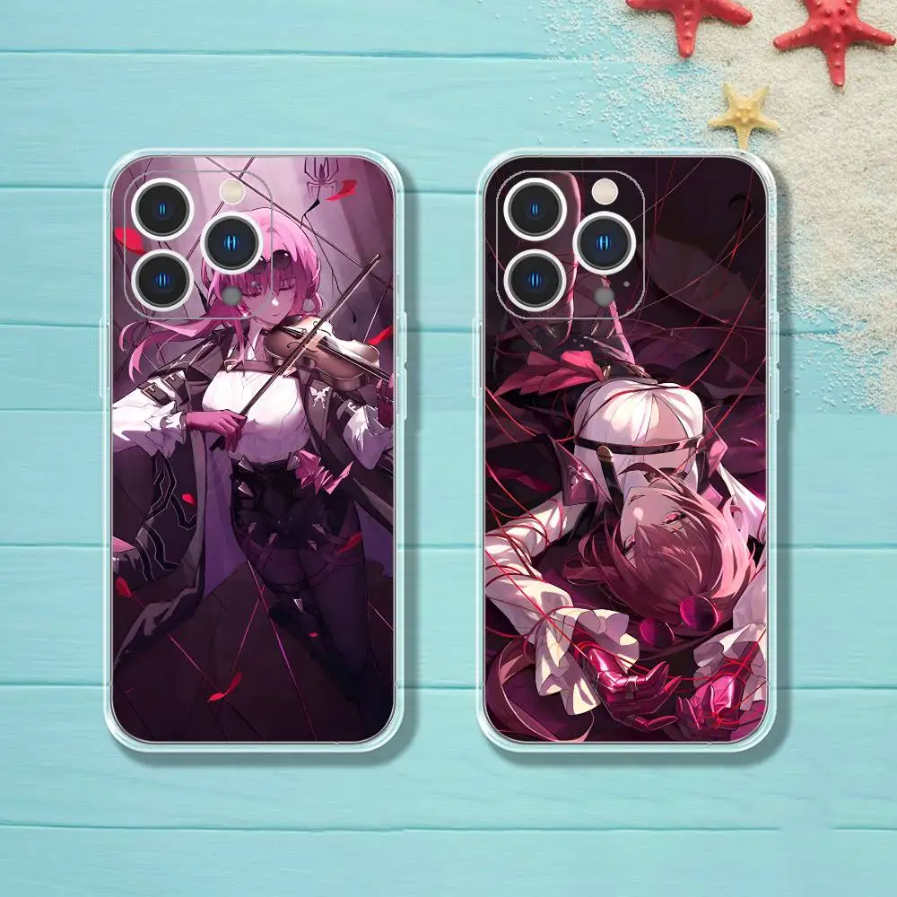 

Kafka H-Honkai Star Rail Phone Case iPhone 16 17 15 14 13 12 11 Pro Max Plus Mini Clear Full Back Cover Silicone Soft Shell