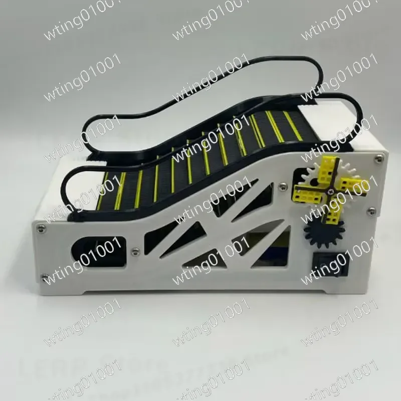 for DIY Super Wide Electric Escalator Model Kit with Anti-Pinch Design Educational Science Experiment for Learning