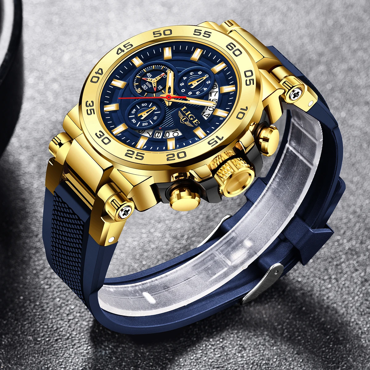 LIGE Fashion Date Quartz Men Watches Top Brand Luxury Male Clock Chronograph Sport Mens Wrist Watch Hodinky Relogios Masculino