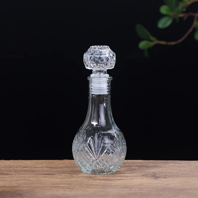 1Pc 100/150ml Transparent Glass Cup  Decanter Party Barware  Glass Bottle For Liquor  Bourbon Barware