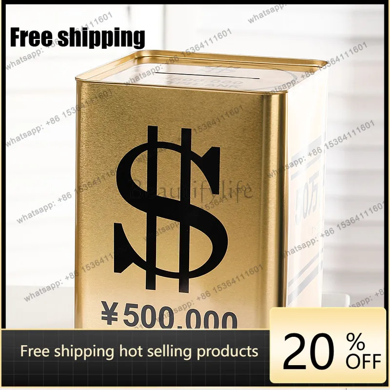 LJYSafe Beauty Money Boxes Room Decor Luxury Saving Euro Coin Storage Children Gift Cute Piggy Bank Cheap Spaarpot Home Products