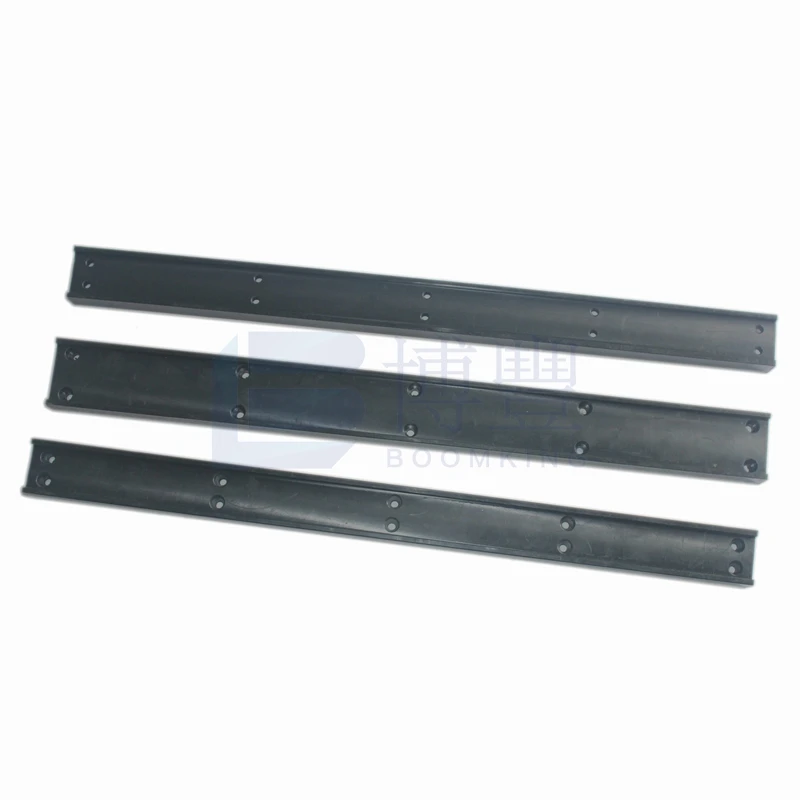 

Width 38/50/75mm Length 630mm,height 25mm Guide plate Timing Belt groove nylon track for Golive double glass machine