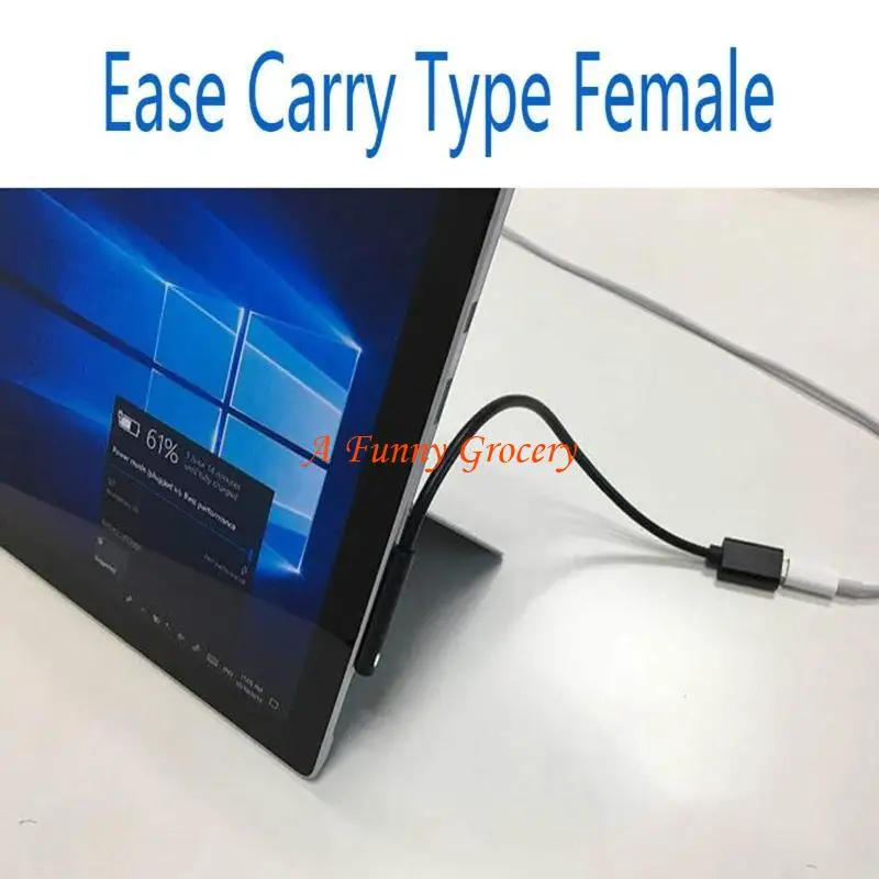 

652E Charging Cable USB 3.1 Type C PD 15V Power Adapter for Surface 76543