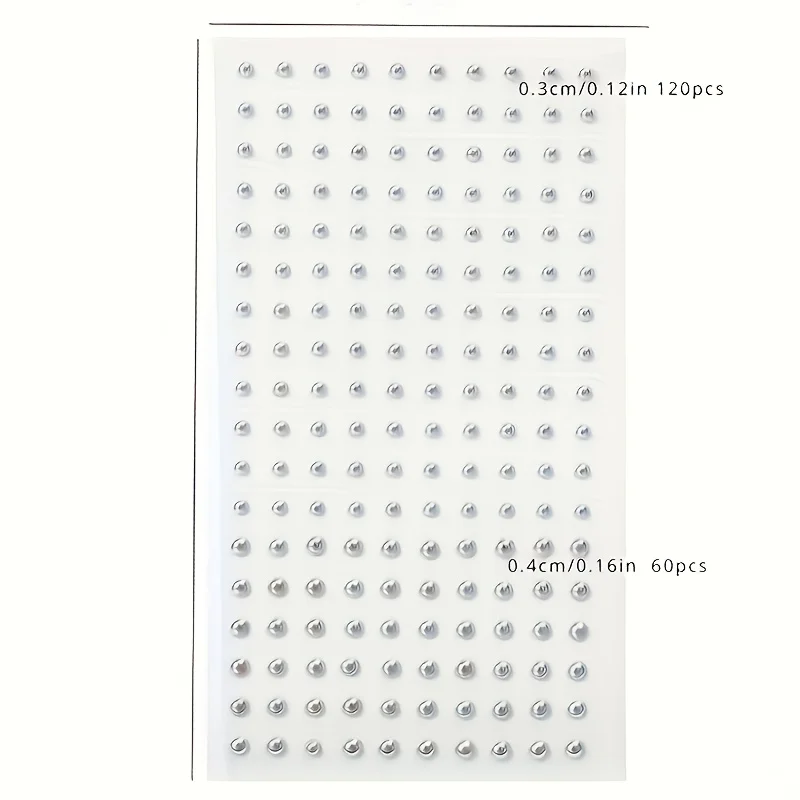 4pcs Set of Piercing-Free Self-Adhesive Fake Piercing Kit, Including 4pcss Lip Studs/Nose Studs/Eyebrow Studs view 3
