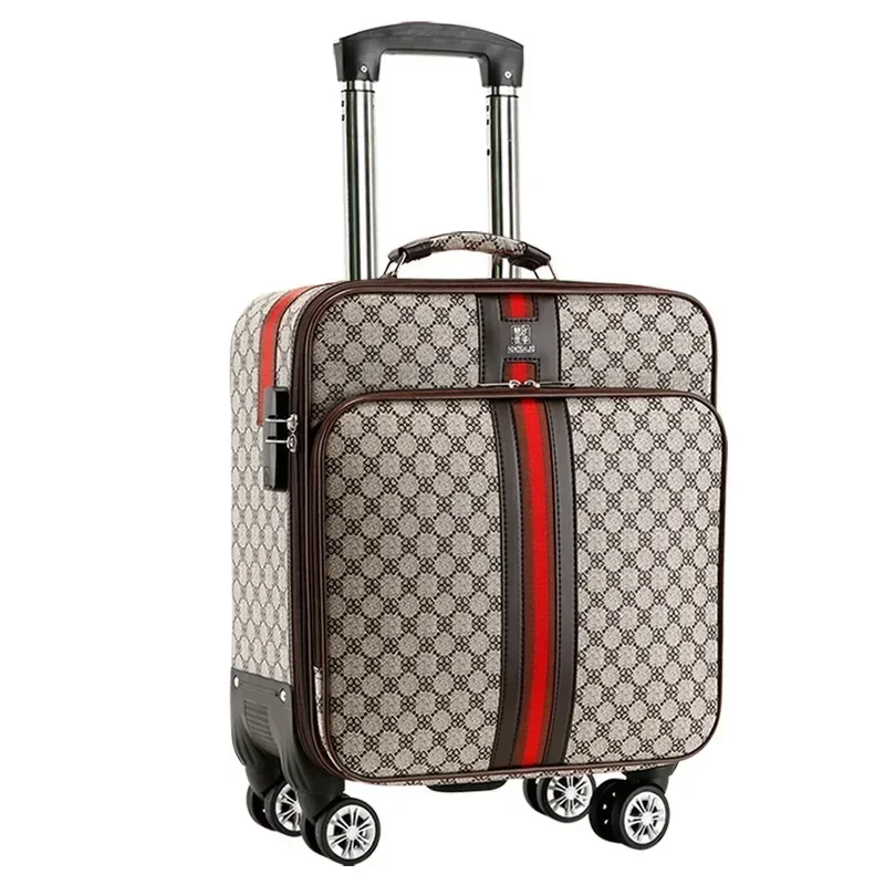

18-inch small suitcase, women's small and light boarding suitcase, boys' 20 password case, short-distance trolley case.