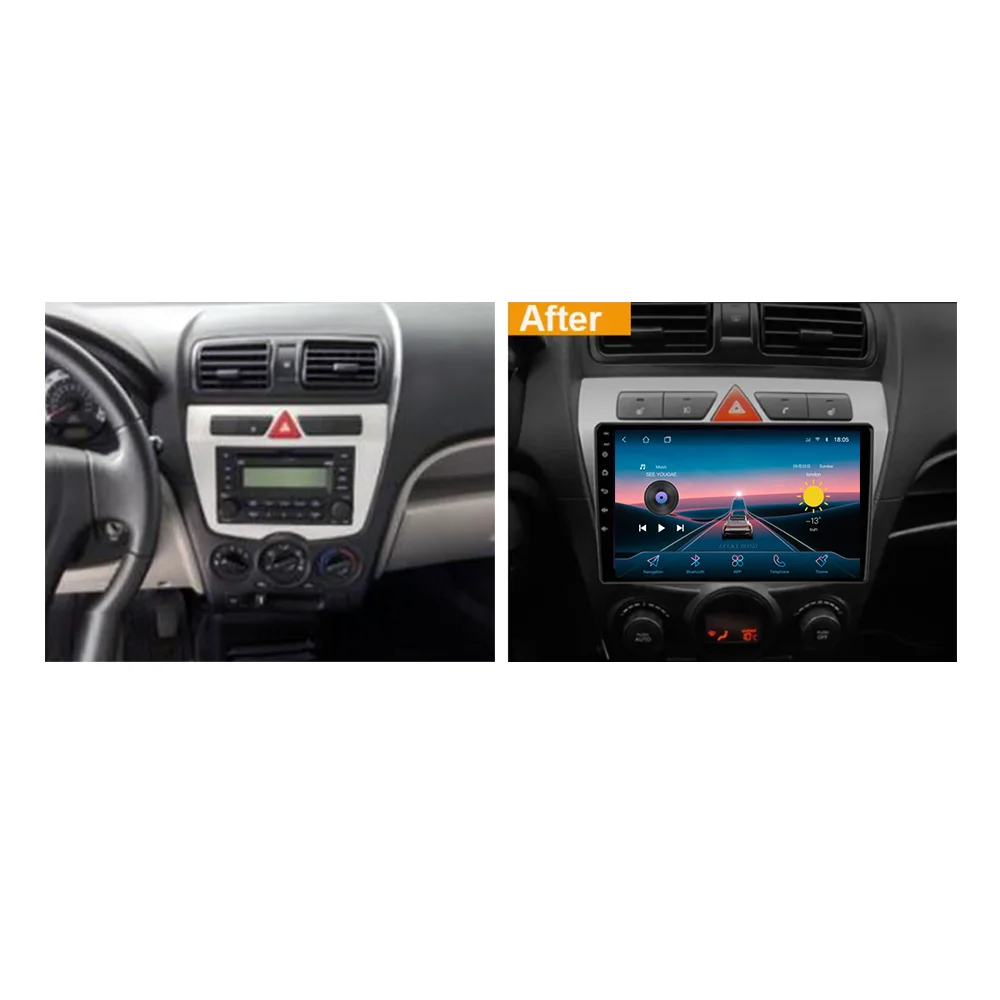 JUSTNAVI Android per Kia Morning Picanto 2007 - 2010 Autoradio Stereo lettore Video multimediale navigazione GPS Autoradio DSP Audio