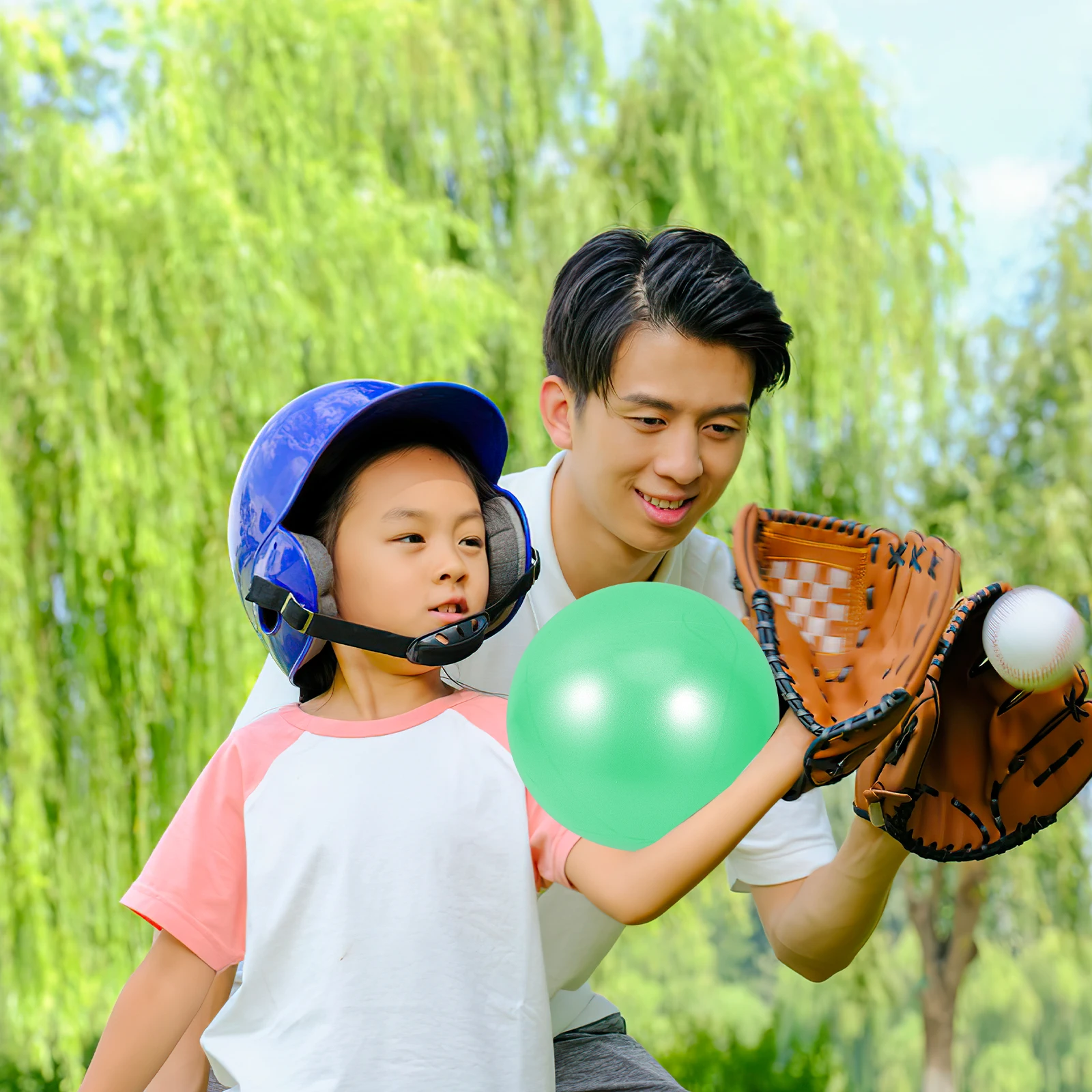 

4pcs Baseball Balls for Batting Pitching Practice Connection Connection Ball For Baseball Arm Action Softball Sports