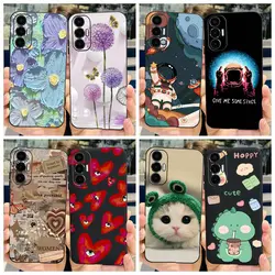 For Tecno Pova 3 Case LF7n Cute Painted Cover Soft Silicone TPU Phone Case For Tecno Pova 3 Pova3 Back Cover 6.9'' Fundas Bumper