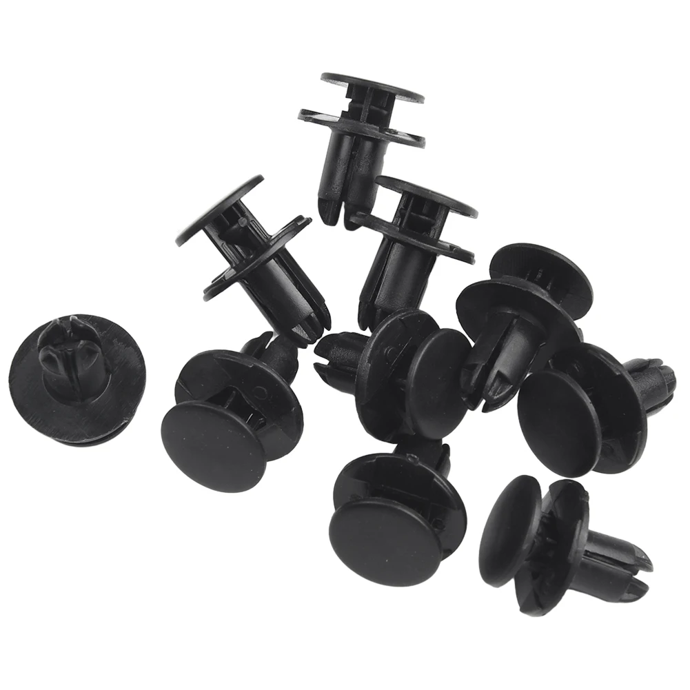 For Hyundai 10x Retainer Clips Length 14mm Nylon 1420608250B 86590-28000 865952T500 8mm Hole Black High Quality