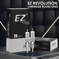 EZ Revolution Cartridge Tattoo Needles Pure Round #12 #10 Regular Taper for Cartridge Tattoo Machines Grips 20 pcs/lot