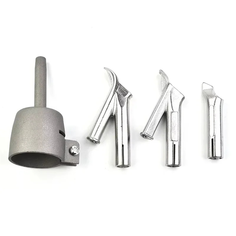 SEWS-4Pcs Welding Nozzles For Vinyl PVC Plastic Hot Air 8Mm Weld Tip Speed Welding Nozzles Torch PVC PE Plastic Welding Tools