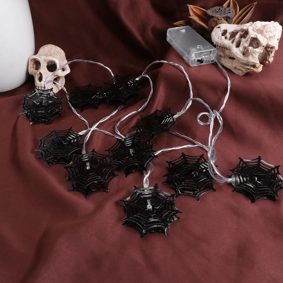 

Cobweb String Black Lights Spider Webs Desktop Patio Decoration Spiderweb Halloween Wall-crawling Pathway