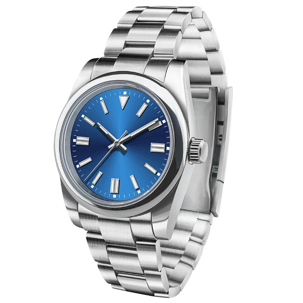 Custom Logo Mens Watch Sapphire Luxury NH35/miyota Automatic Mechanical Wristwatches 36mm/39mm 10BARS Dive Luminous dress reloj