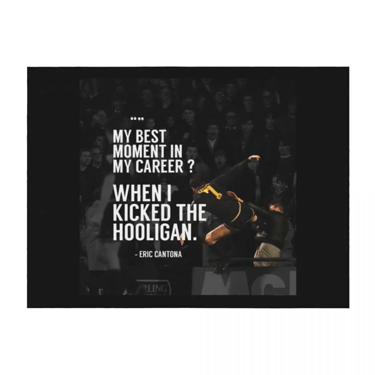 

Cantona Kick Quotes Throw Blanket For Sofa Thin Decorative Beds Softest Plaid on the sofa Blankets