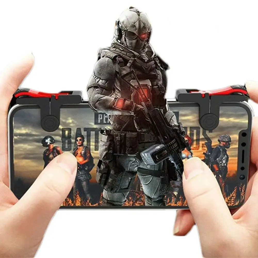 Gaming Trigger Phone Game PUBG Mobile Controller For Aiming Fire Button Shooter