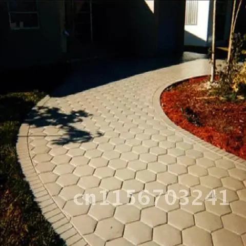 

Pathway Hexagon Paving Mould Patio Pavers Garden Stones Shaper Template