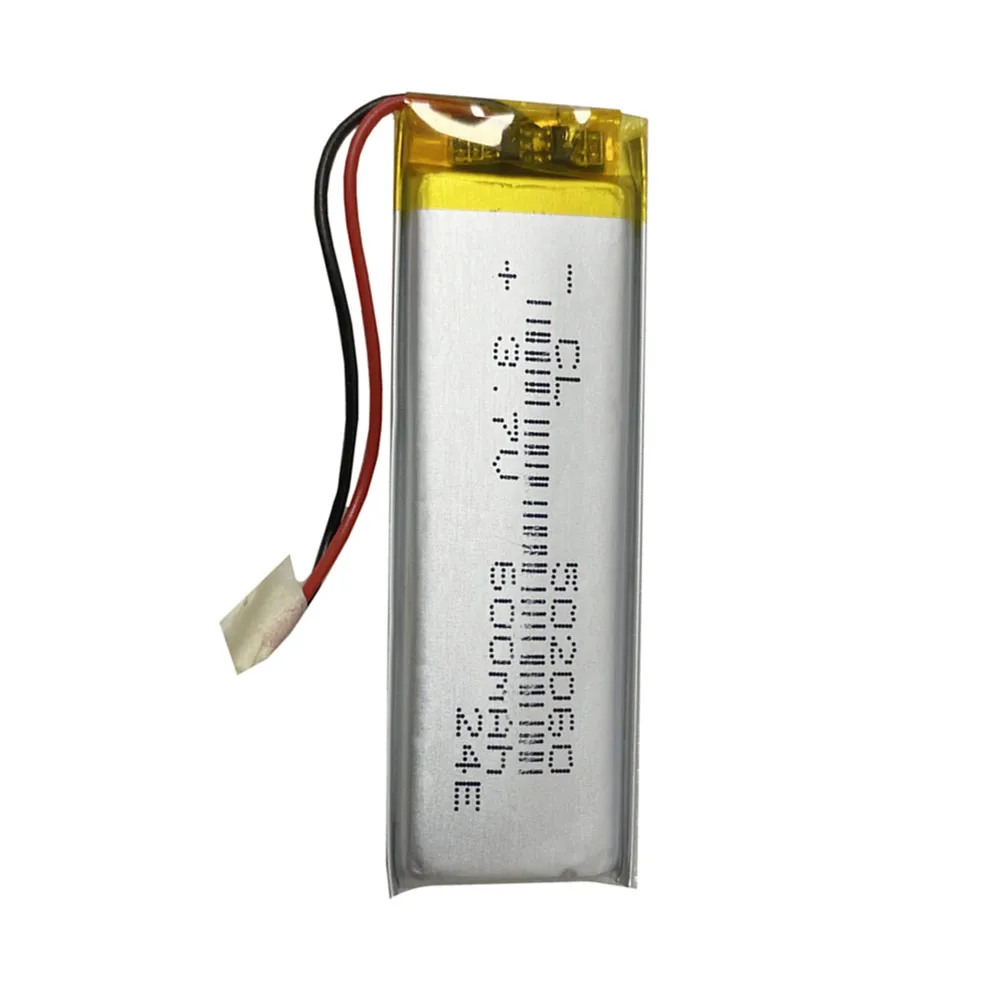 10PCS 502060 3.7V 600mAh Polymer Lithium Rechargeable Battery For MP3 MP4 GPS DVD Bluetooth Recorder Headset E-book Camera