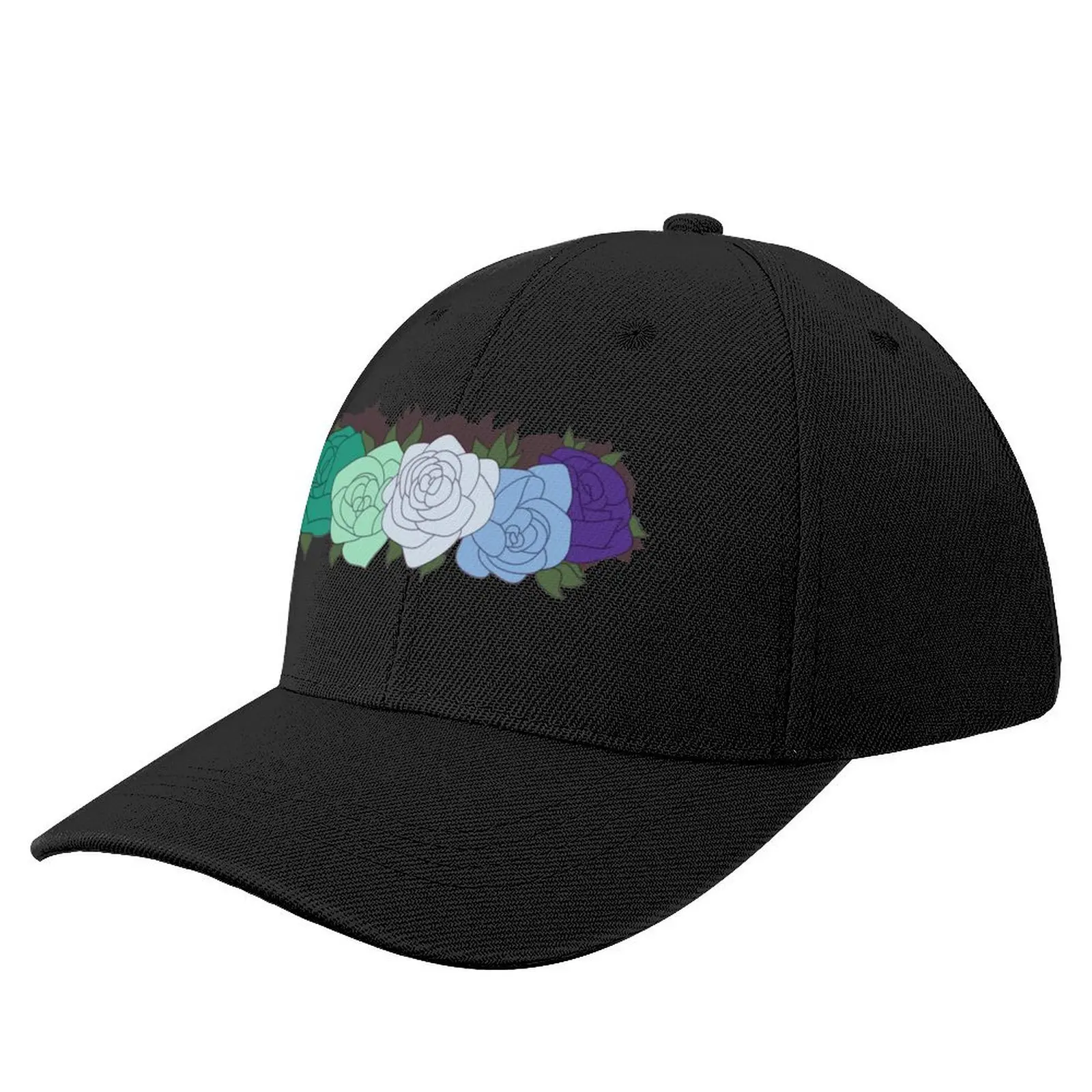 

MLM Pride Flower Crown Baseball Cap Streetwear Trucker Hat Women's Men's