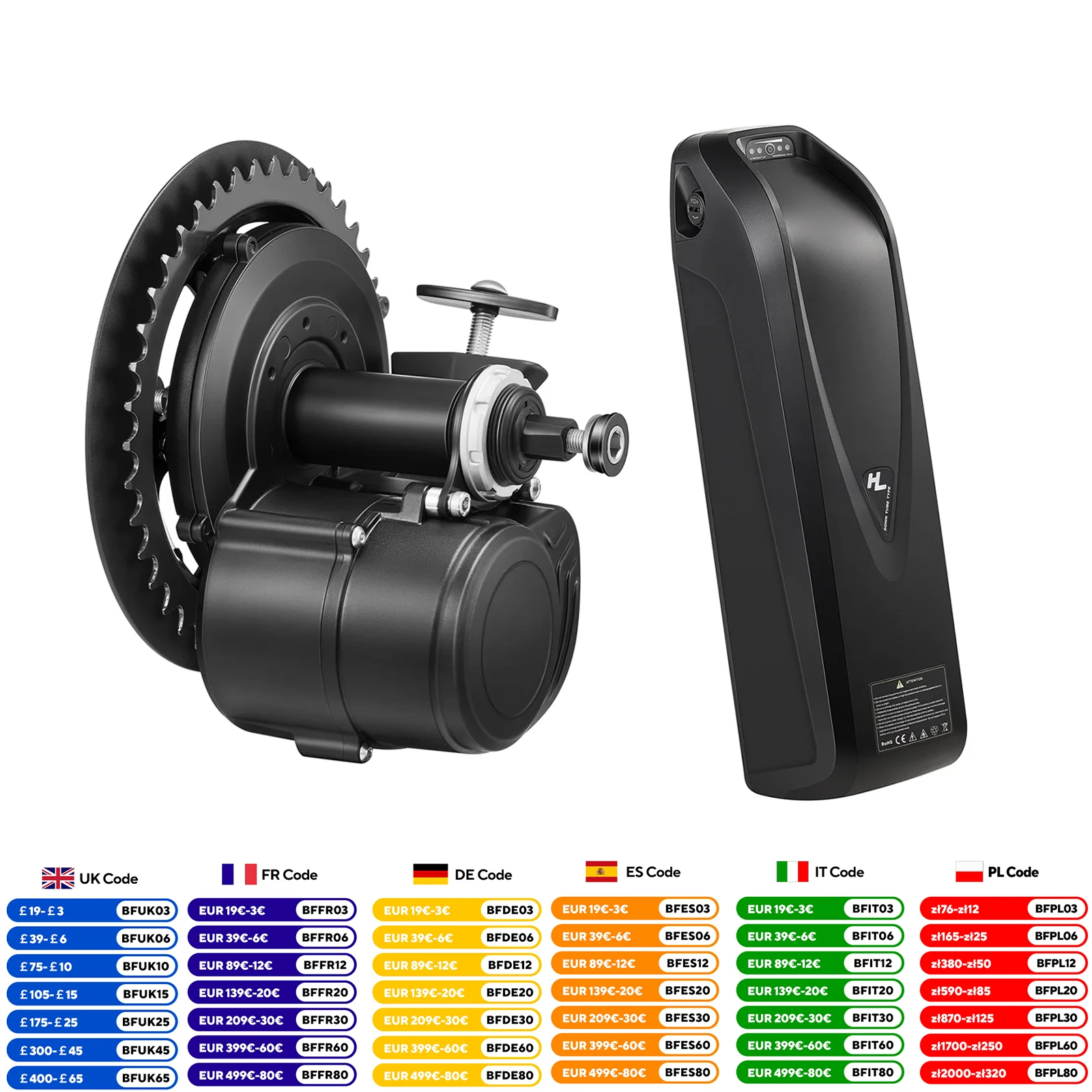 TSDZ2B tongsheng 48V 500W 350W 15A tsdz2 electric bicycle mid motor with torque sensor VLCD5 VLCD6 XH18-LCD 850C