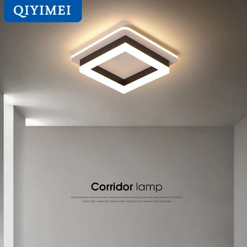 Moderne LED-Kronleuchter Innenbeleuchtung für Flur Flur Oberflächenmontierte Acryl-Deckenleuchte Dimmbare Lampe Lüster HOME Deco
