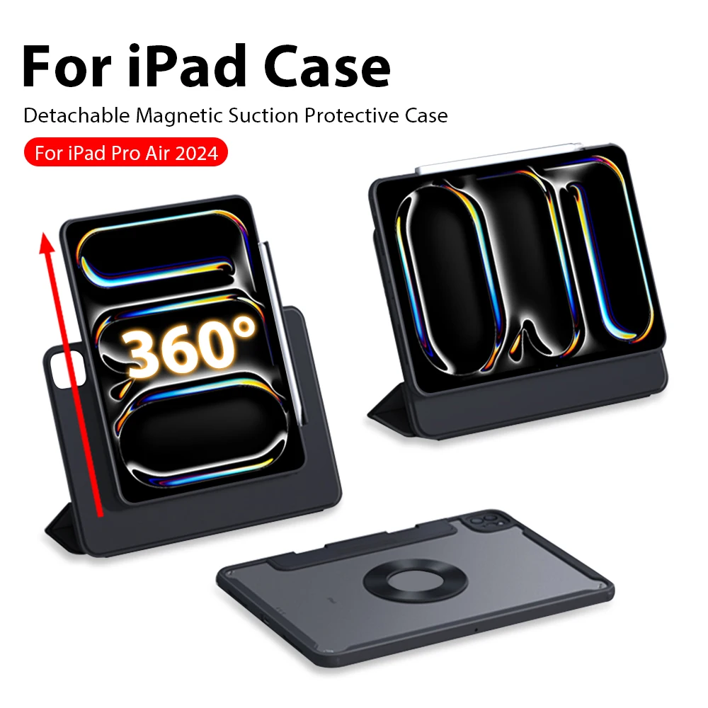 capa magnetica para ipad pro acessorios de capa air 7th 8th 102 11 129 12 10 24 10 10 geracao 01