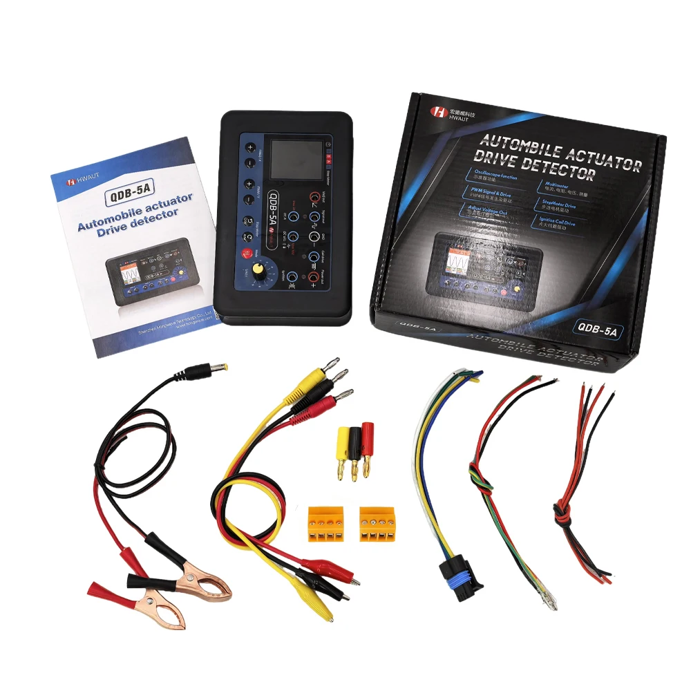 QDB5A Vehicle Oscilloscope Multimeter 2/3/4-Wire Ignition Coil Tester for Toyota Volvo Nissan Honda Sensor Solenoid Valve Tester