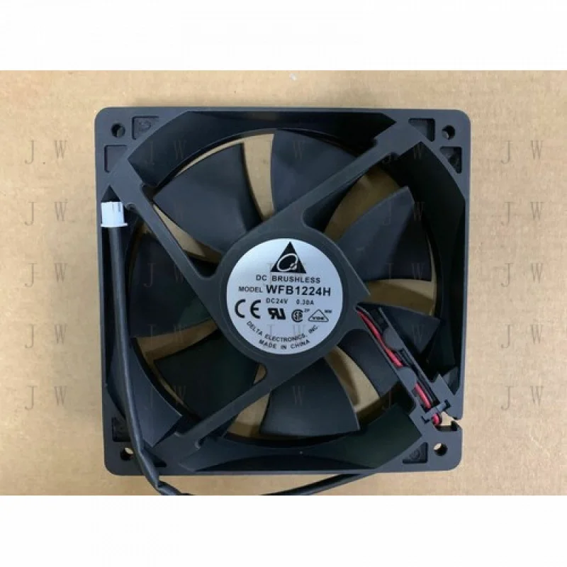 DDW FOR DELTA WFB1224H DC24V 0.30A 120*120*25MM 2pin inverter cooling fan