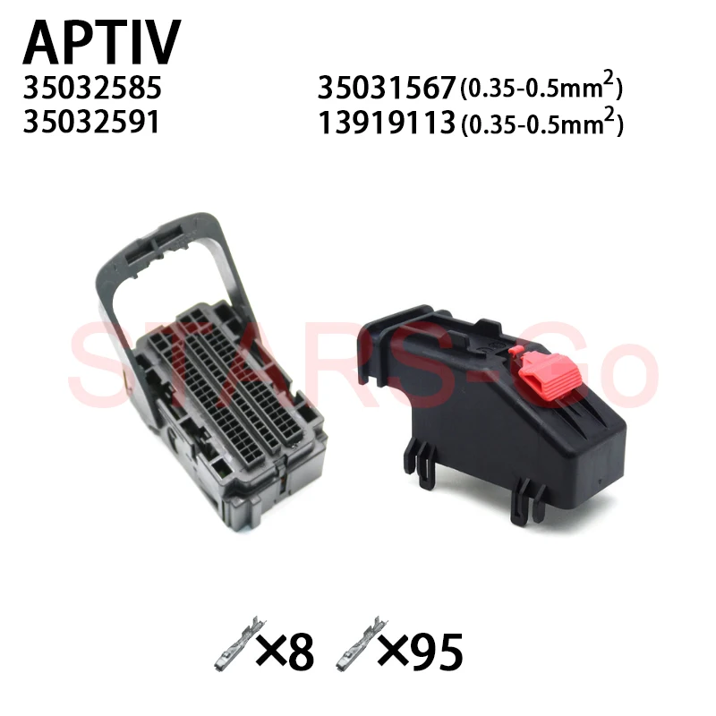 1/10SET 35032585 35032591 35031567 13919113 35031565 103P APTIV Delph PCB ECU Socket Harness Automotive Connector and Terminal