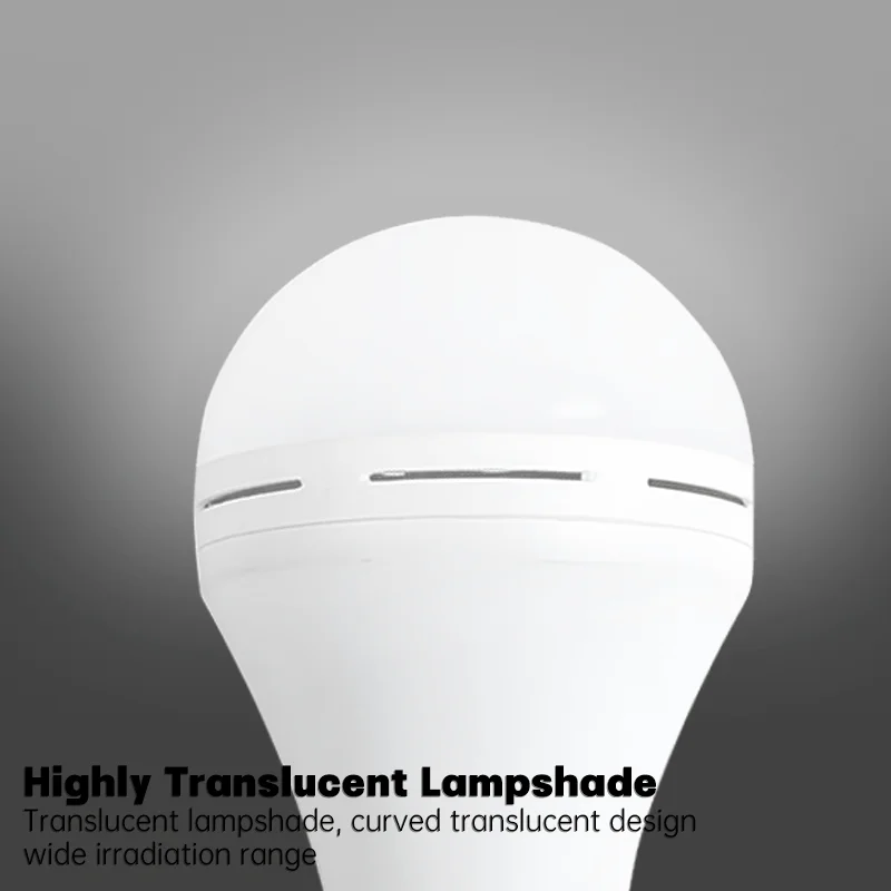 Bola lampu darurat แอลอีดีอเนกประสงค์9W/12W/15W Bola lampu darurat หลอดไฟฟ้าดับพกพาแบบชาร์จไฟได้