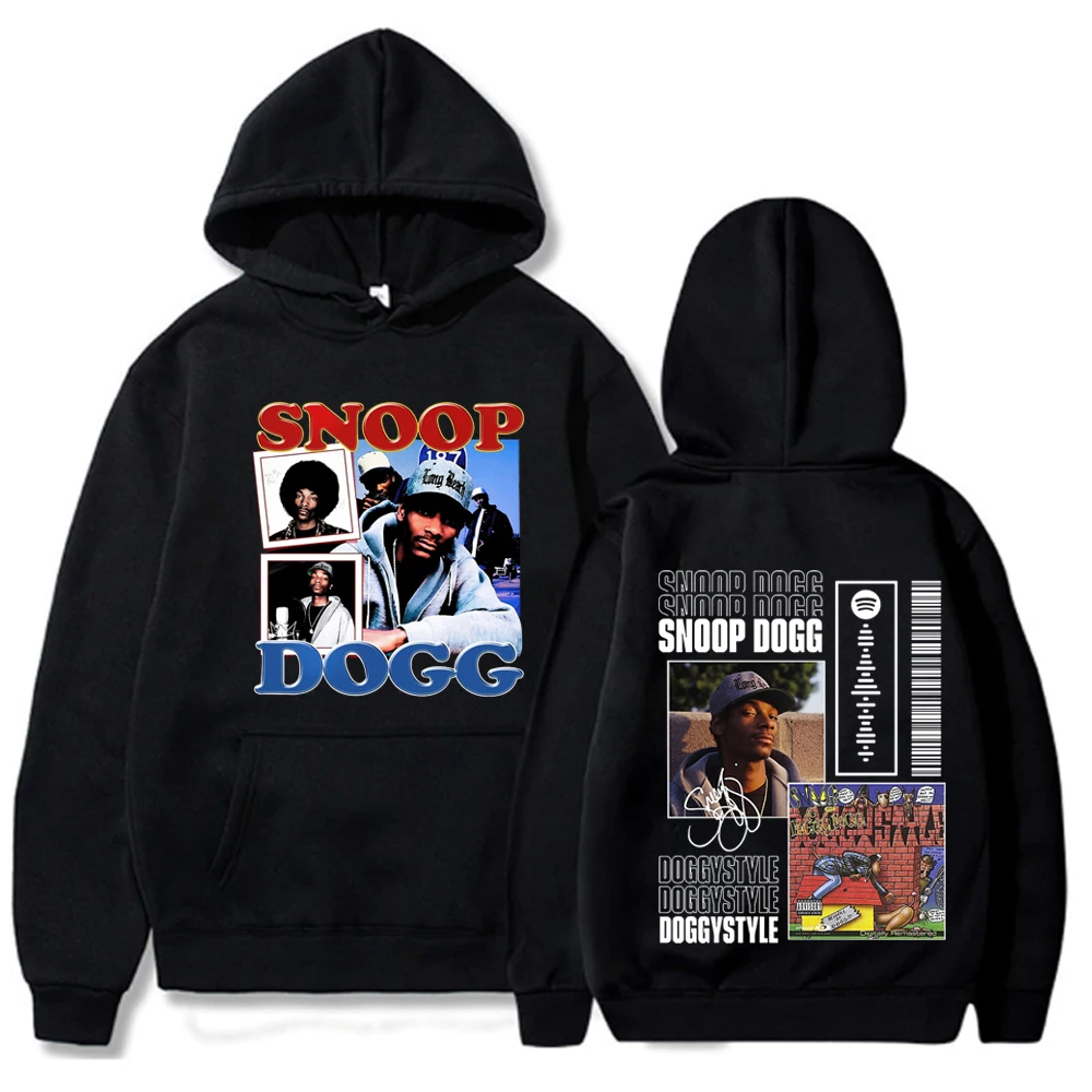 

Snoop Dogg Death Row Records Album Merch Hoodie Long Sleeve Streetwear Women Men Hooded Sweatshirt Fashion Clothes