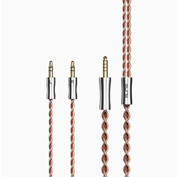 Aune AR3 Headphone Audio Cable 6N High Purity Single Crystal Copper 4.4mm Balanced Hifi Lossless Super Soft Tpee Audiophile