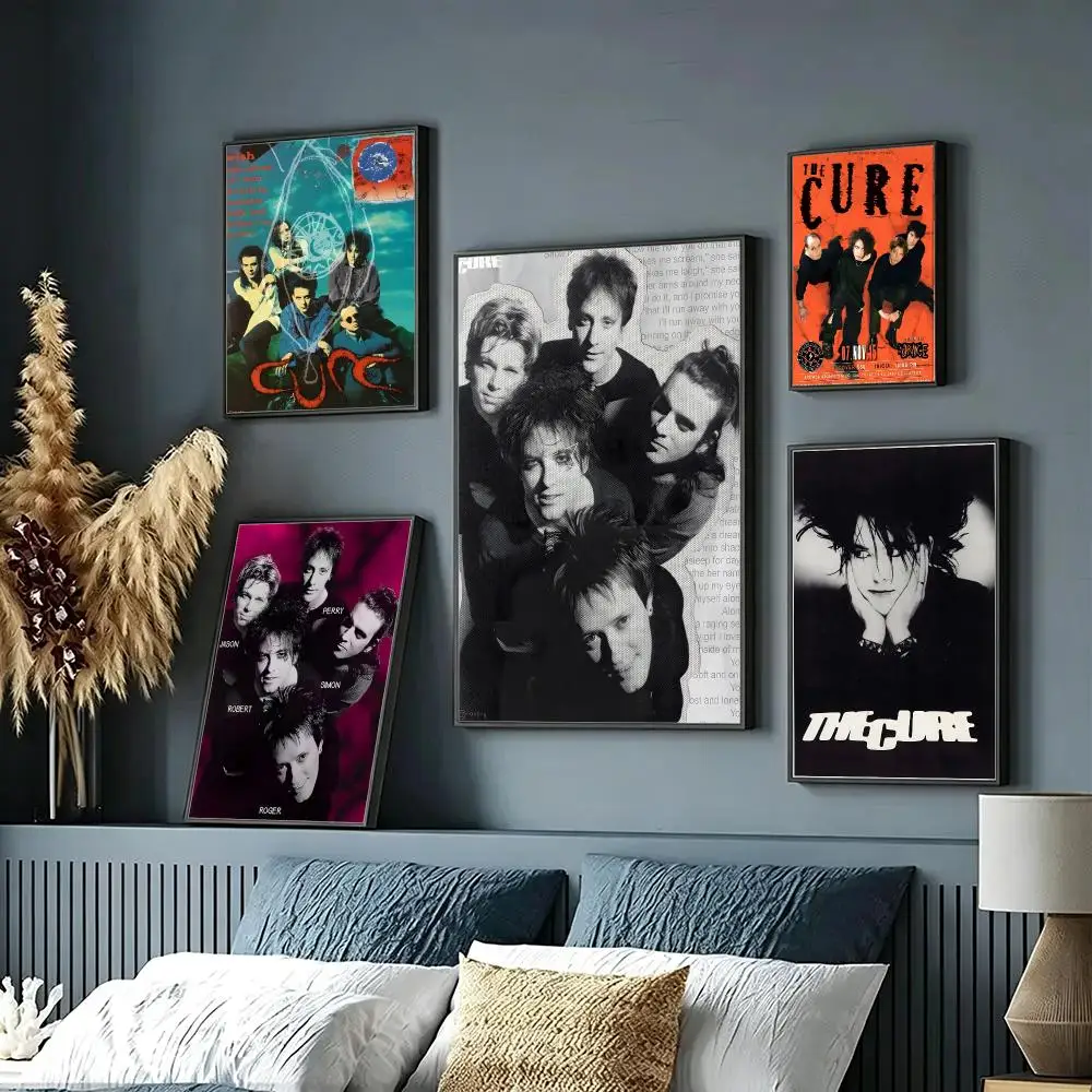 band The Cure Poster Wall Posters Art Print HD Print Self-Adhesive Waterproof Wall Stickers Room Decoration