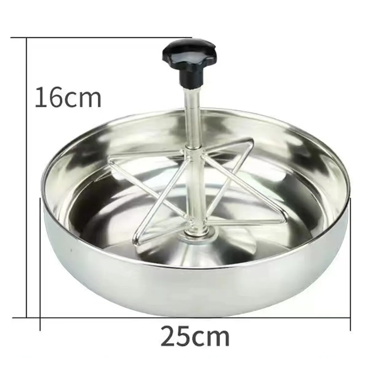 ABNH Stainless Steel Piglet Feeding Trough for Production Bed and Care, Hygienic