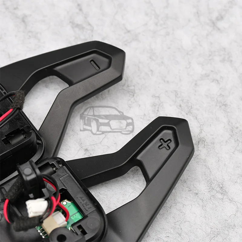 A Replace Steering Wheel Paddle Shifter URUS StyleFor Audi A4 B9 A3 S3 A5 C8 B9 Paddle Shifter URUS  Plastic material