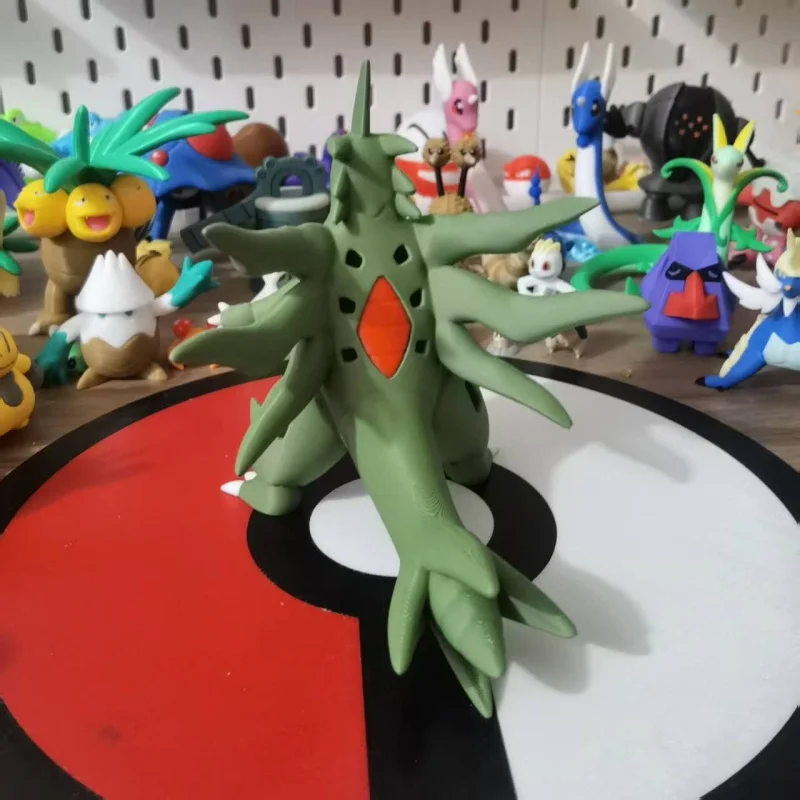 أنيمي Larvitar Pupitar Tyranitar الشكل نسبة العالم 1:20 لتقوم بها بنفسك ثلاثية الأبعاد الطباعة شخصية Kawaii سطح المكتب الديكور لعبة مجسمة هدية