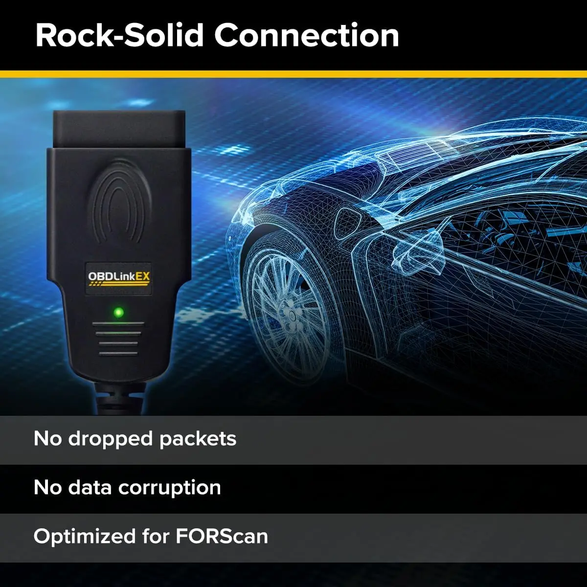 Ex Forscan Premium Obd Adapter, Advanced Diagnostic Scanner Tool, Enhanced Compatibility For Vehicles Automotive Interface