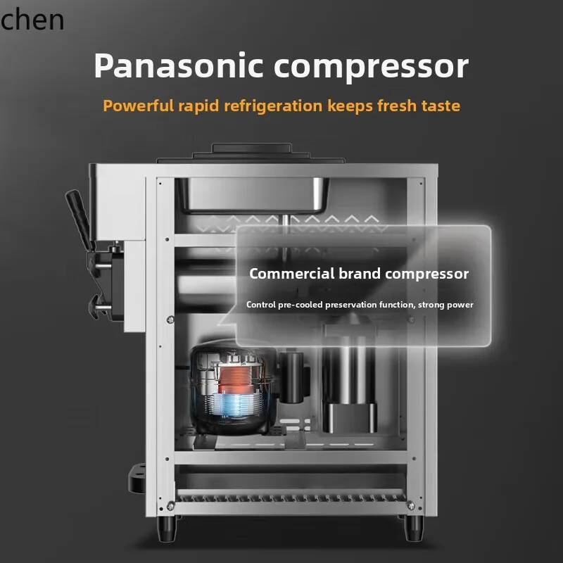 Macchina per gelato HTT macchina per gelato automatica verticale da tavolo macchina per cono croccante per gelato a cono