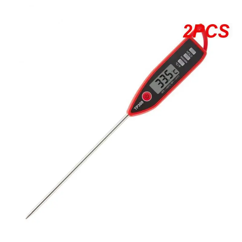 2PCS Food Probe Electronic Pen Type Kitchen Digital Tp300 Oven Kitchen Tools Food Thermometer Meat Cake Candy Fry Grill Dinning